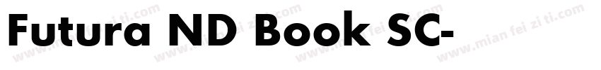 Futura ND Book SC字体转换
